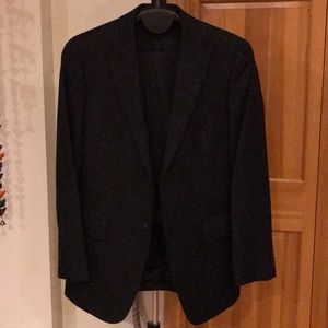 Lauren by Ralph Lauren wool suit dark charcoal